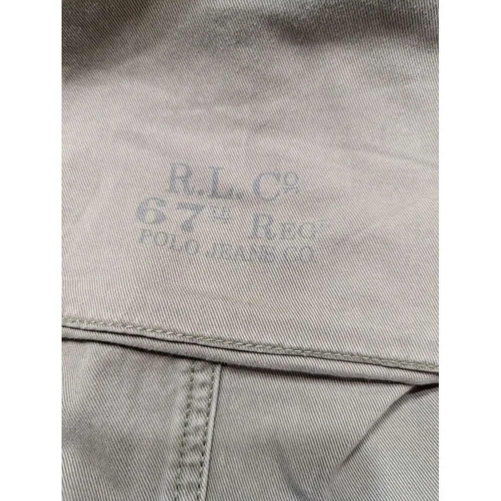 Polo Jeans Co Ralph Lauren Cargo Pants Khaki Mens 40x30 Cotton‎ Relaxed Fit
